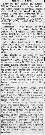 Raymond D. Edick Obituary Surprised: So Sad That Beloved Raymond D. Edick of Oxford, New York Passed Away at the Age of 95