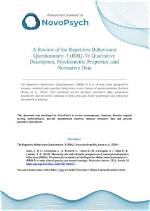 Repetitive Behaviours Questionnaire | Neurodevelopment and Disability
