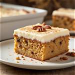 Roasted Apple Spice Sheet Cake