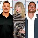 Rob Gronkowski Wants Travis Kelce, Taylor Swift at Sb Party, 'She Can Perform!' Rob Gronkowski Hey, Travis & Taylor. .. Come to My Super Bowl Party! !! Exclusive 2.2K 10/16/2023 12:30 Am Pt