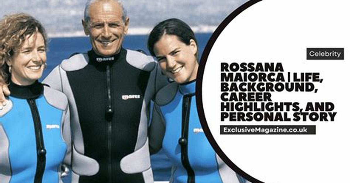 Rossana Maiorca- the Life and Death of Enzo Maiorca's Daughter