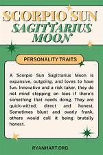 Sagittarius Sun with Sagittarius Moon and Scorpio Rising — Truly Divine