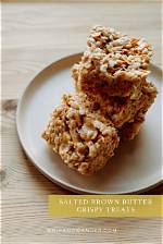 Salted Brown Butter Crispy Treats