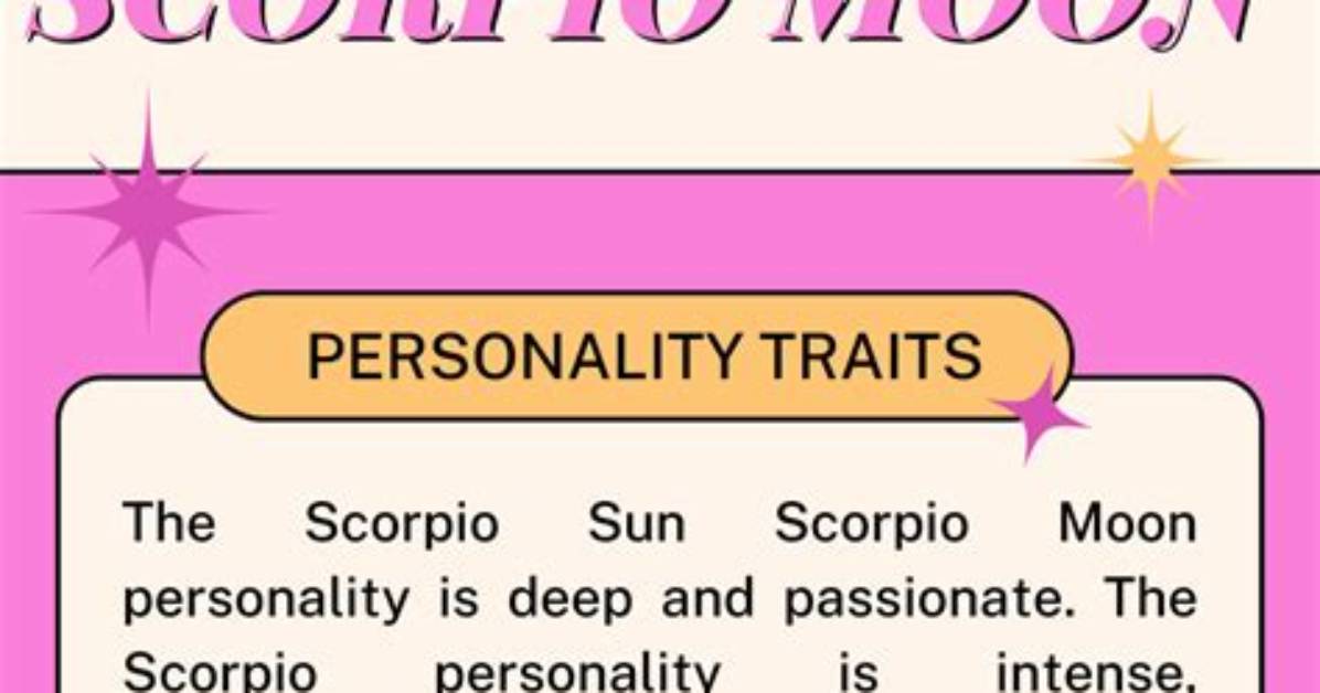 Scorpio Sun with Scorpio Moon and Scorpio Rising — Truly Divine