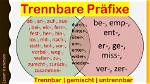 Separable Prefixes (Trennbare Vorsilben)