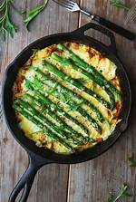 Shaved Asparagus Frittata