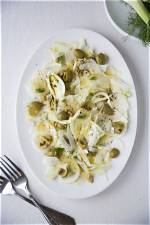 Shaved Fennel and Crushed Olive Salad