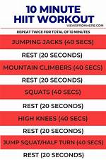 Short & Spicy 10-Minute Hiit Workout