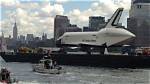 Shuttle Enterprise Lands at New York's Intrepid Museum