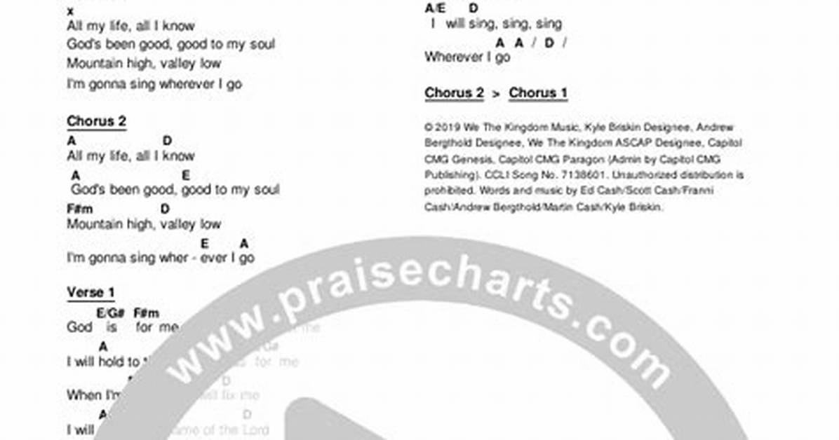 Sing Wherever I Go by We the Kingdom