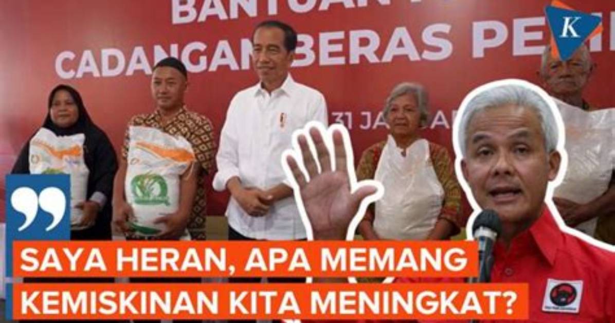 Singgung Anggaran Bansos Naik Jelang Pemilu, Ganjar: Apa Kemiskinan Kita Meningkat?