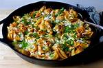 Skillet-Baked Pasta with Five Cheeses