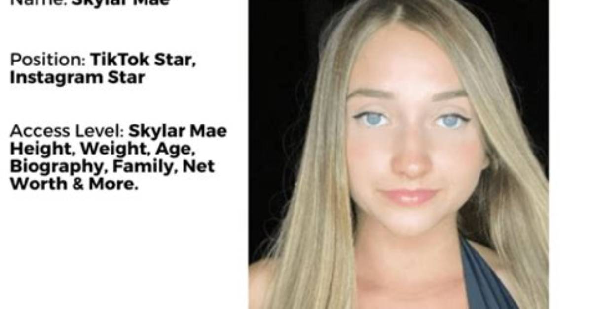 Skylar Mae Wiki, Bio, Net Worth, Boyfriend, Height, Age & More