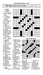 Some of Keats' Works Daily Commuter Crossword Puzzle Answers