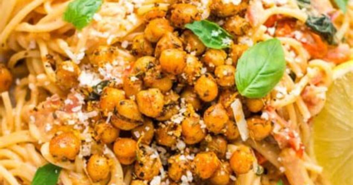 Spaghetti with Chickpeas