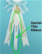 Special Title Center Ribbon for Witness Pin (Not the Complete Witness — Blessed Celebration