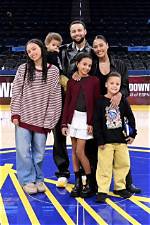 Steph Curry Poses in Sweet Family Photo with Wife Ayesha and Their Kids