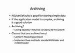 Storing Data with Nscoding and Nskeyedarchiver