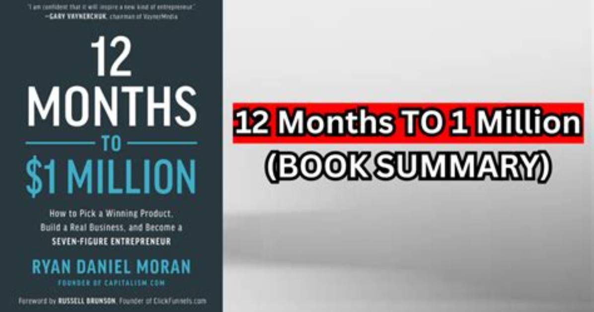 Summary: 12 Months to $1 Million: How to Pick a Winning Product, Build a Real Business, and Become a Seven-Figure Entrepreneur by Ryan Daniel Moran