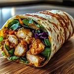 Sweet Chili Chicken Wrap | Quick & Easy High-Protein Lunch
