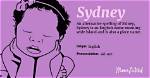 Sydney Meaning in English, Sydney Baby Name Origin Gender Meaning Pronunciation