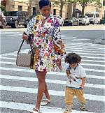 Tamron Hall and Son Moses Get in the Holiday Spirit