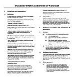 Terms & Conditions | Standard Terms of Use Contractual Clauses