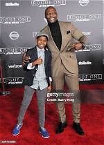 Terry Crews and Son Attend ‘Rogue One’