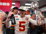 The Chiefs' Punter Used the Lombardi Trophy as a Champagne Luge While Celebrating Kansas City's Super Bowl Win