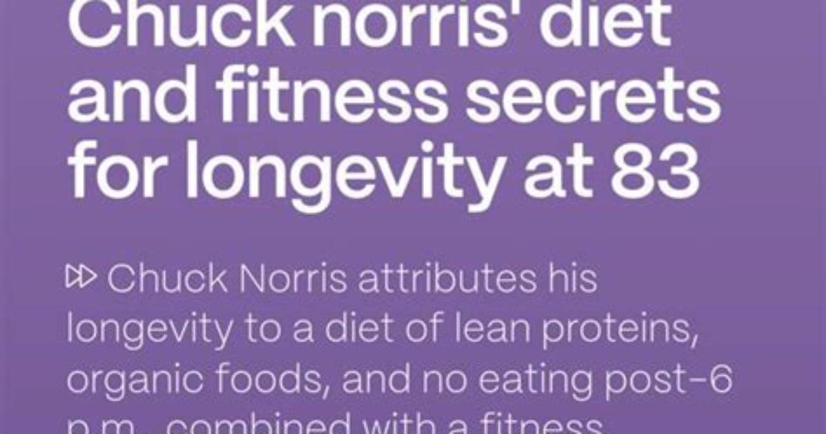 The Chuck Norris Diet: Unleash Your Inner Strength and Optimize Your Health