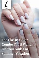 The Classic Color Combo You'll Want on Your Nails for Summer Vacation