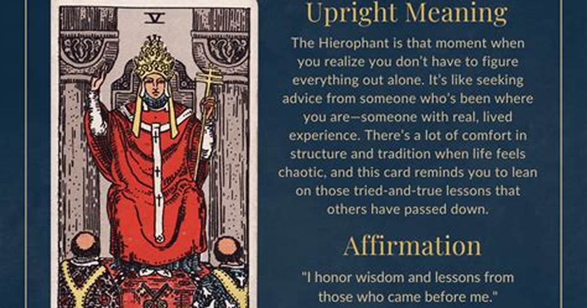 The Hierophant -