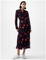 The M&S Floral Belted Midi Shirt Dress Keeps Selling Out