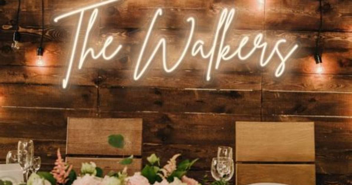 The Magic of Neon Wedding Sign Decor in Transforming Your Venu
