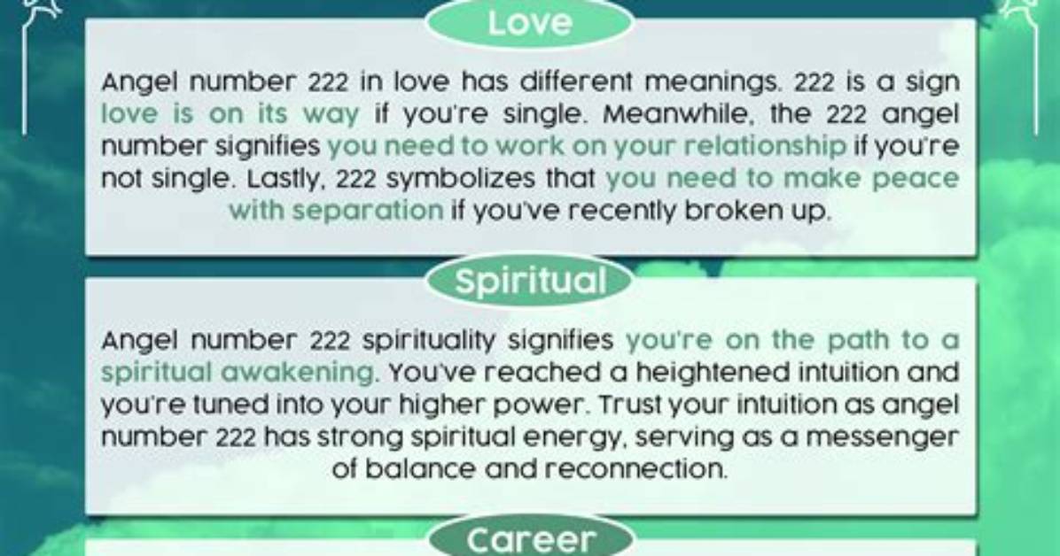 The Meaning of the 222 Angel Number