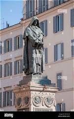 The Statue of Giordano Bruno in Campo Dei Fiori