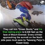 The Tragic Story of "Green Boots," the Frozen Body on Mt. Everest That Hikers Use as a Checkpoint