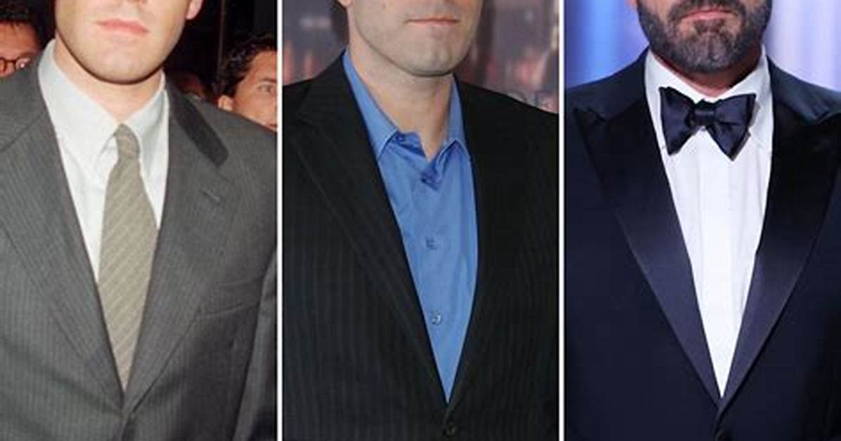 The Transformation of Ben Affleck from 20 to 48 Year's Old
