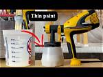 Thinning Behr Paint for Sprayer