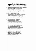 This Poem Describes Bullying *Perfectly*