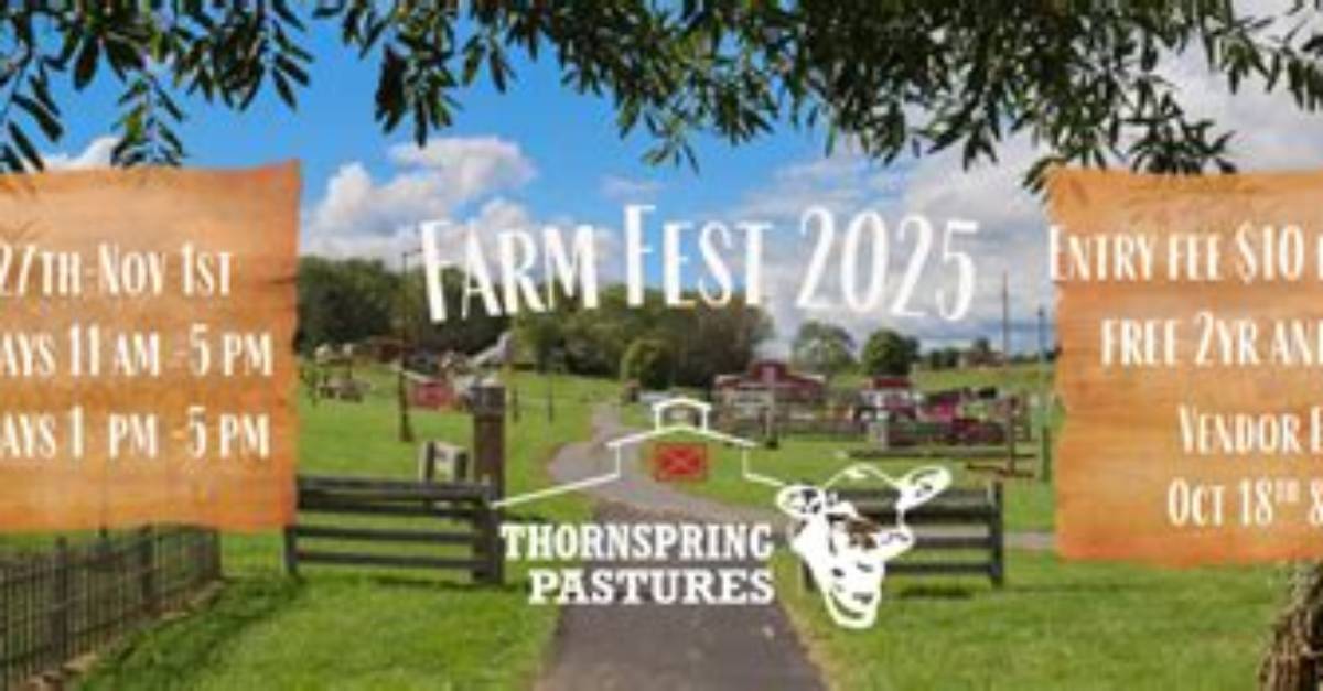 Thornspring Pastures Farm Fest 11:00Am-5:00Pm