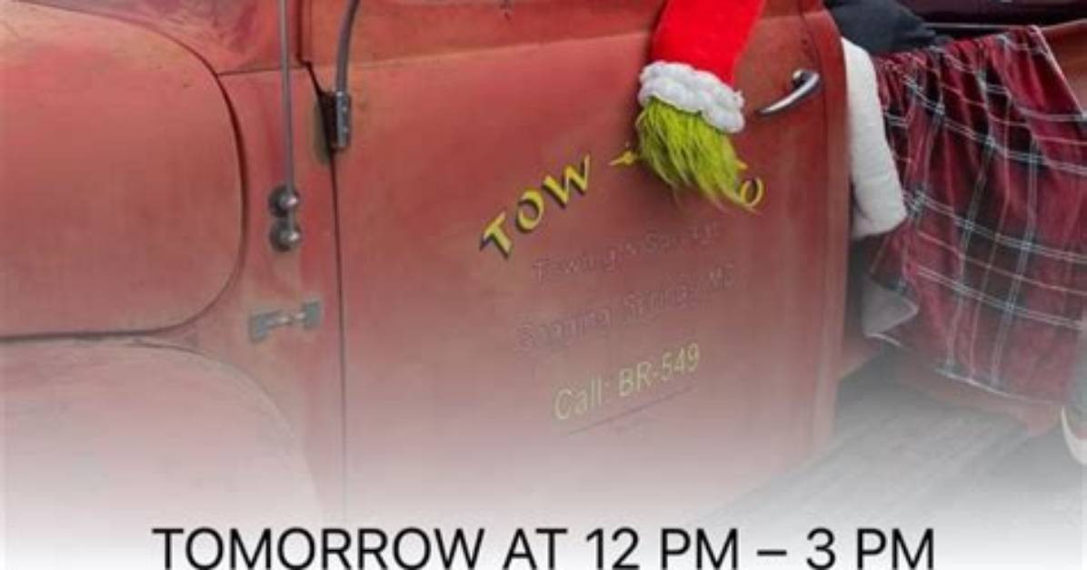 🎁 Tow-Mato & Grinch Visit at Sand & Silo Marketplace