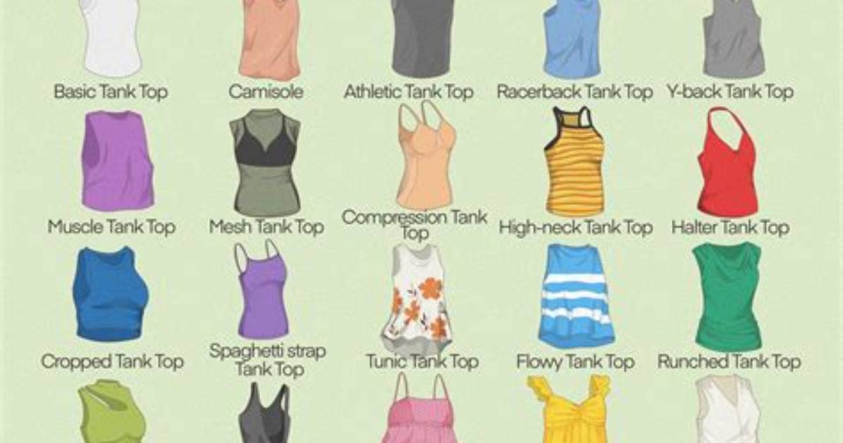 Types of Tank Tops: Your Ultimate Style Guide