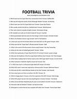 Ultimate Guide to Football Trivia Questions: Test Your Knowledge!