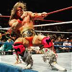Ultimate Warrior Post Wm6 with Both Belts