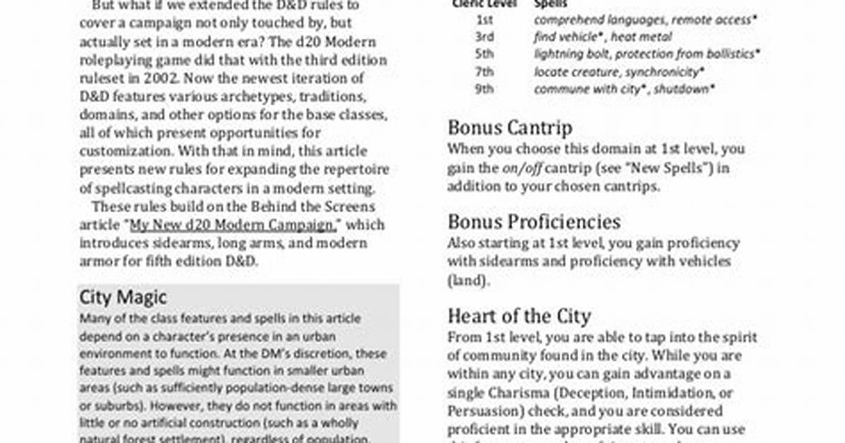 Unearthed Arcana - Unearthed Arcana: Wild Magic and Draconic Bloodline