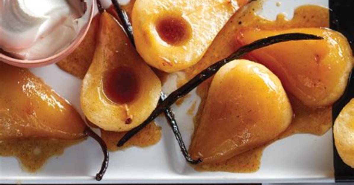 Vanilla Roasted Pears