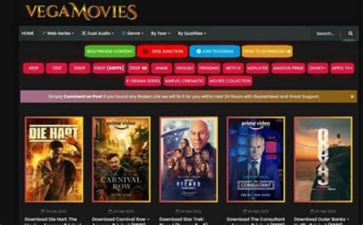 Vegamovies & Alternatives: Stream Free Movies & TV Shows Online