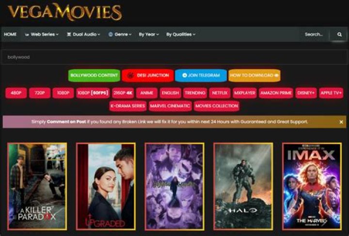 Vegamovies: Free Movies & Alternatives - What You Need to Know
