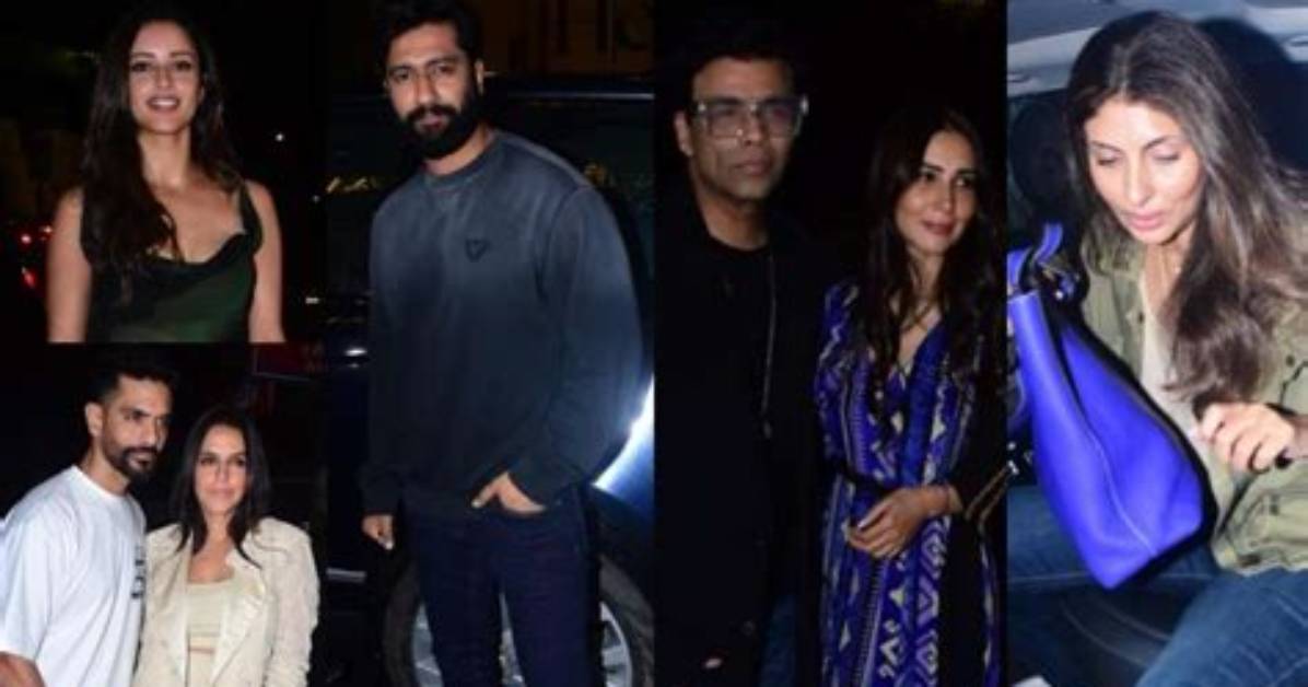 Vicky Kaushal-Triptii Dimri Complete Filming for 'Mere Mehboob Mere Sanam'; Karan Johar, Shweta Bachchan Party – India Tv